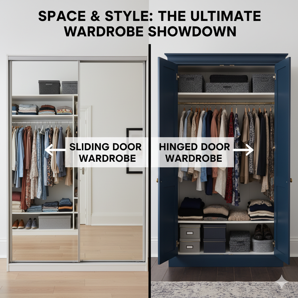 Sliding vs Hinged Wardrobe Doors: What’s the Real Cost?